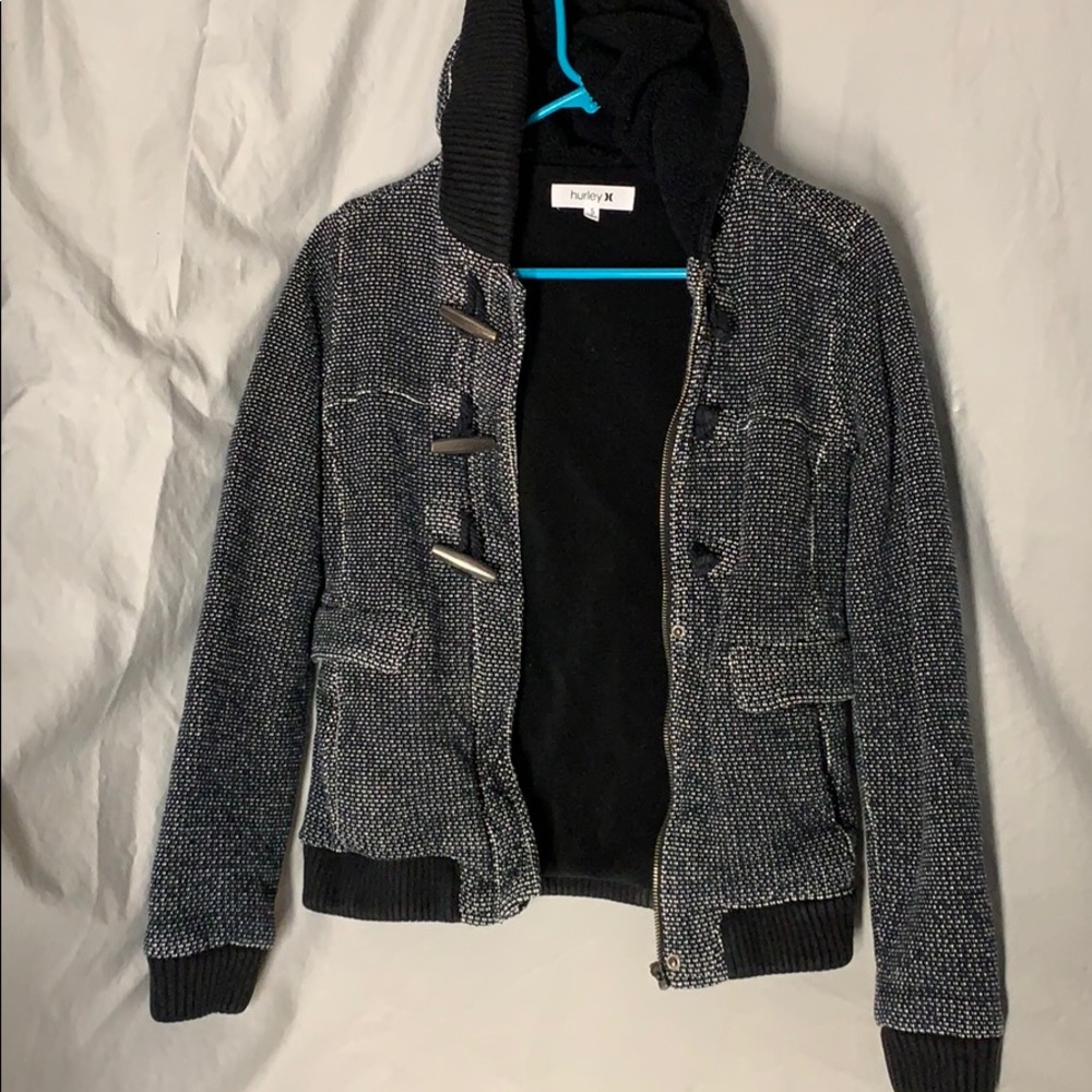 Excellent S Hurley jacket w soft fleece lining